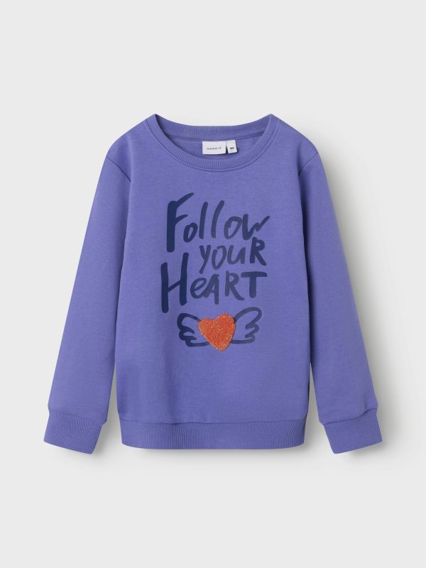 Φούτερ μπλούζα Heart / Name it