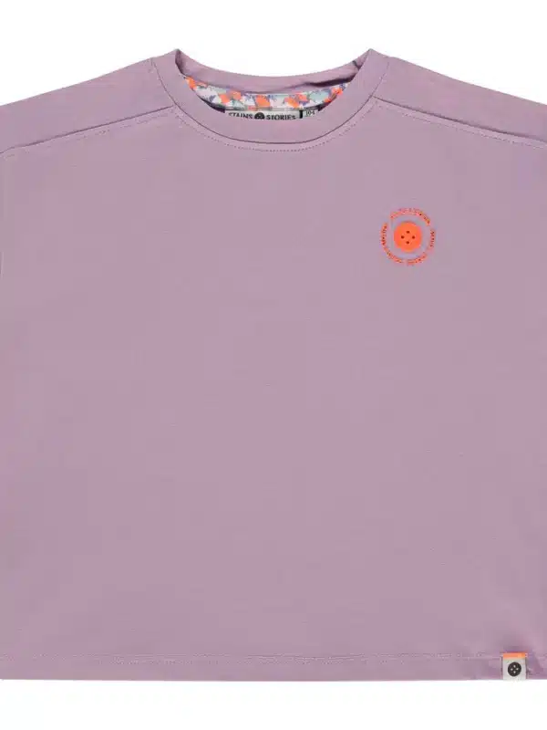 Κοντομάνικη μπλούζα Levander / Stains Stories